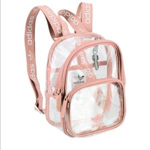 adidas mini backpack clear